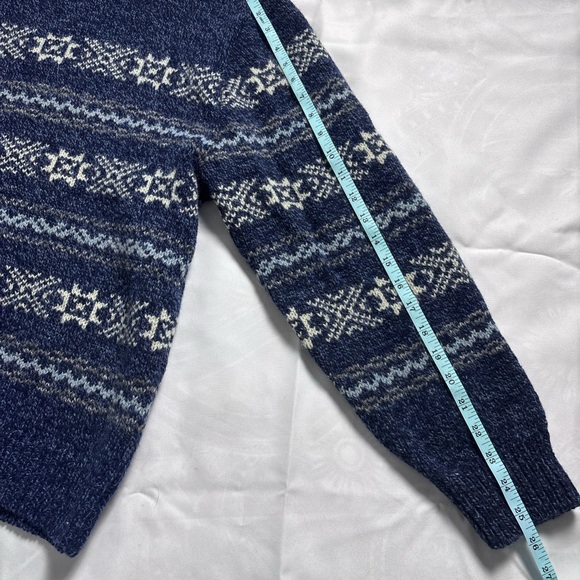 Vintage Environmental Clothing Co Wool Nordic Fair Isle Sweater Made in USA - Picture 8 of 8